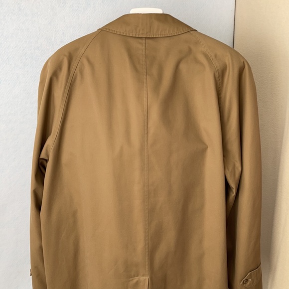 Burberrys’ Dark Tan Overcoat Classic Vintage - Picture 5 of 14